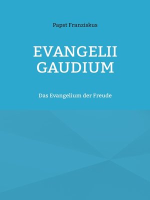 cover image of EVANGELII GAUDIUM
